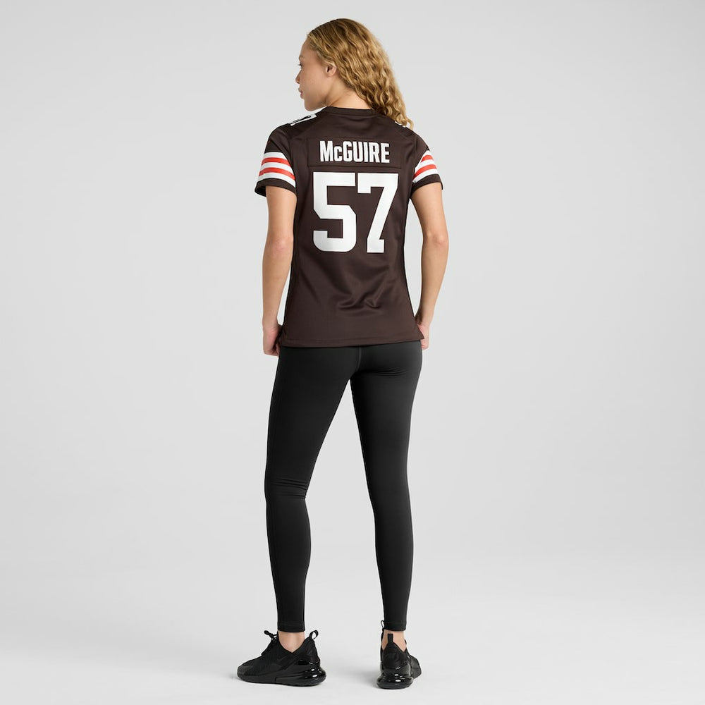 Nike Isaiah McGuire Cleveland Browns Women's Team Game Jersey Brown