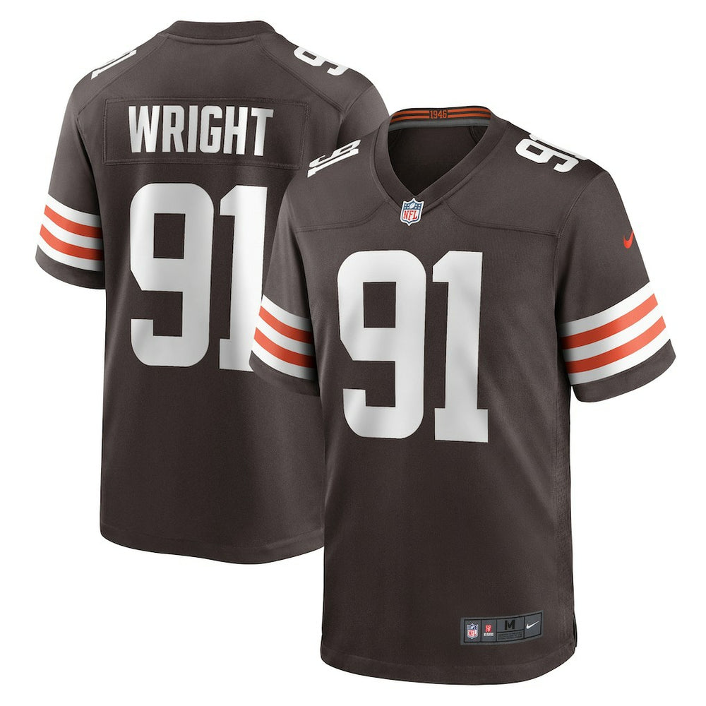 Nike Alex Wright Cleveland Browns Team Game Jersey Brown