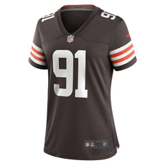 Nike Alex Wright Cleveland Browns Women's Team Game Jersey Brown