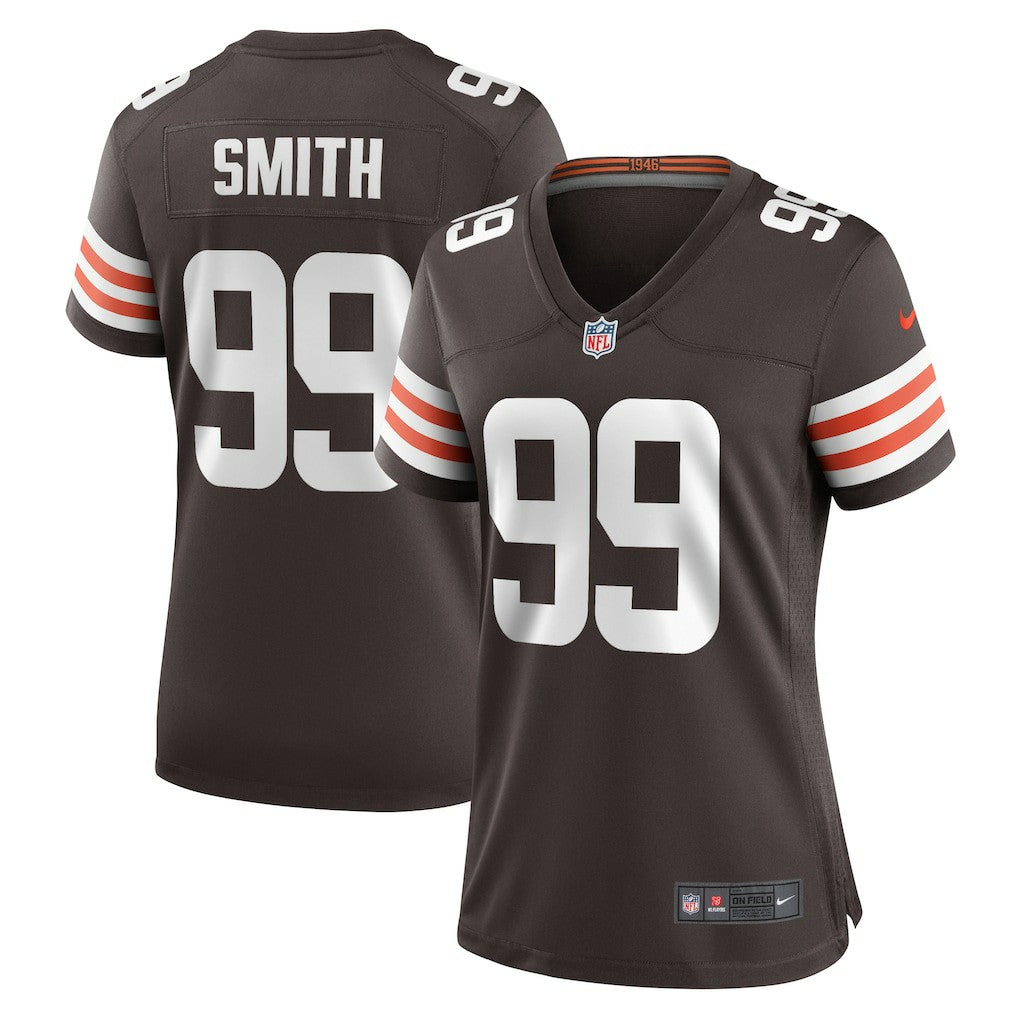 Nike Za'Darius Smith Cleveland Browns Women's Team Game Jersey Brown