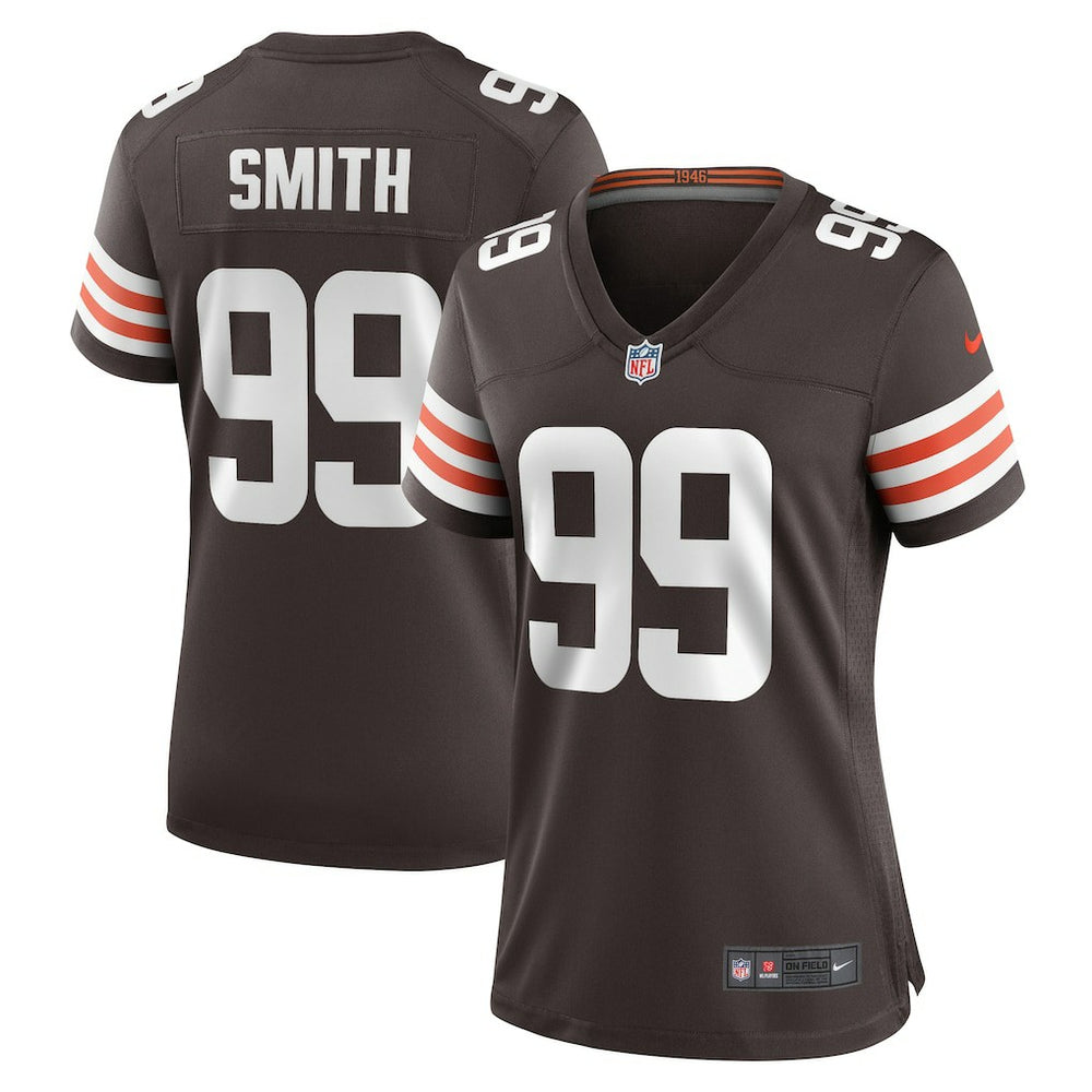 Nike Za'Darius Smith Cleveland Browns Women's Team Game Jersey Brown
