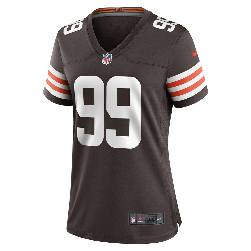 Nike Za'Darius Smith Cleveland Browns Women's Team Game Jersey Brown
