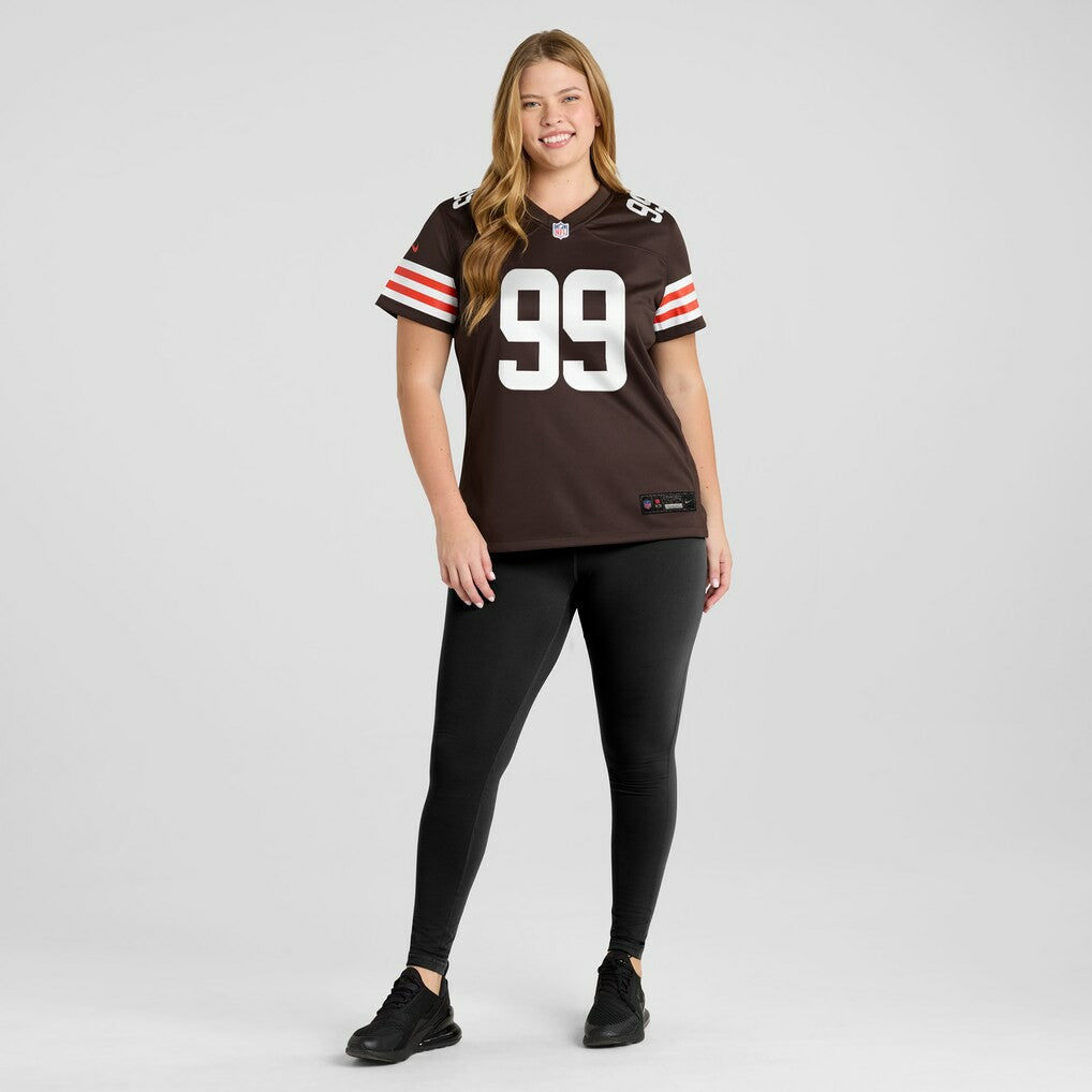 Nike Za'Darius Smith Cleveland Browns Women's Team Game Jersey Brown