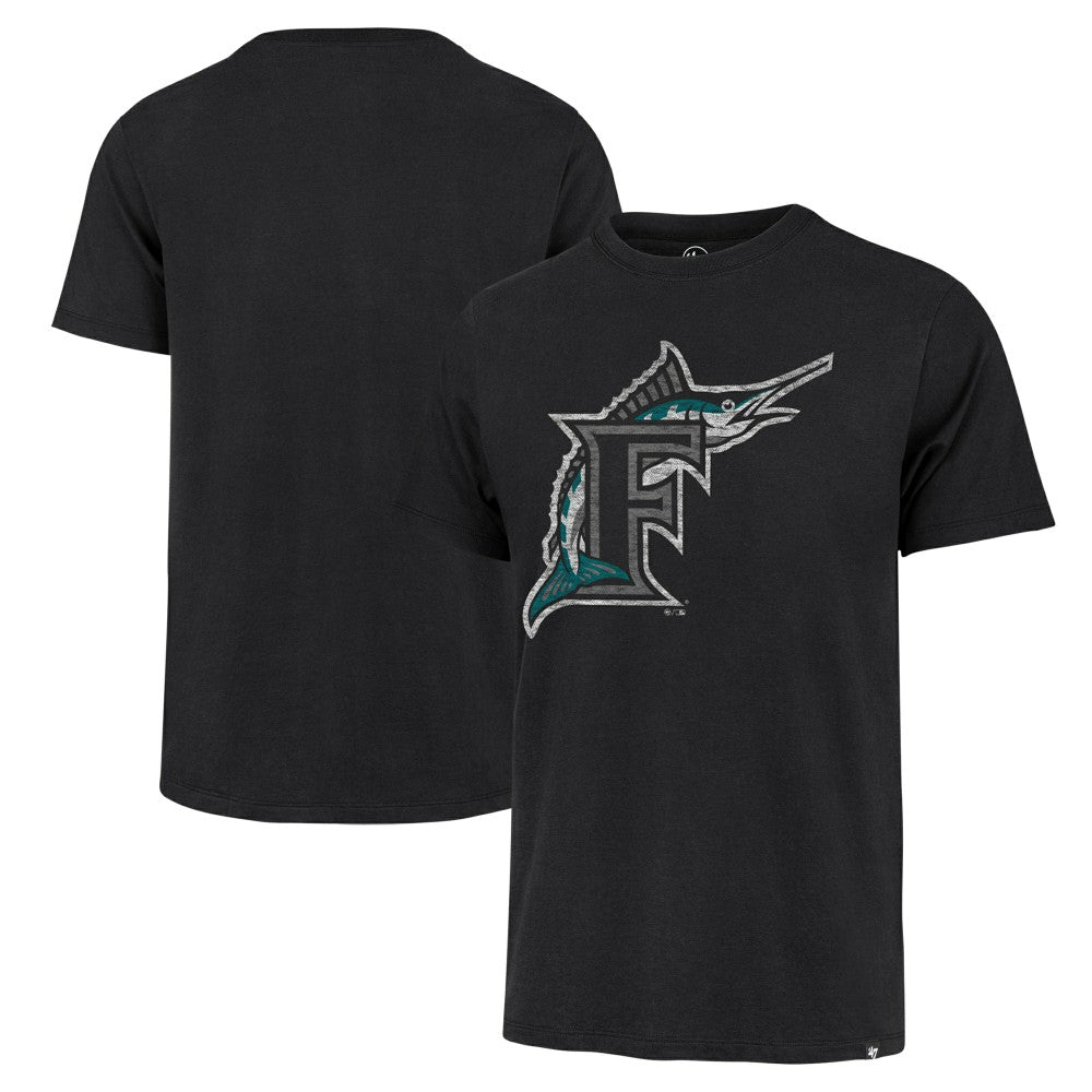 Miami Marlins '47 Premier Franklin T-Shirt - Black - 47 brand Lifestyle