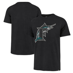 Miami Marlins '47 Premier Franklin T-Shirt - Black - 47 brand Lifestyle