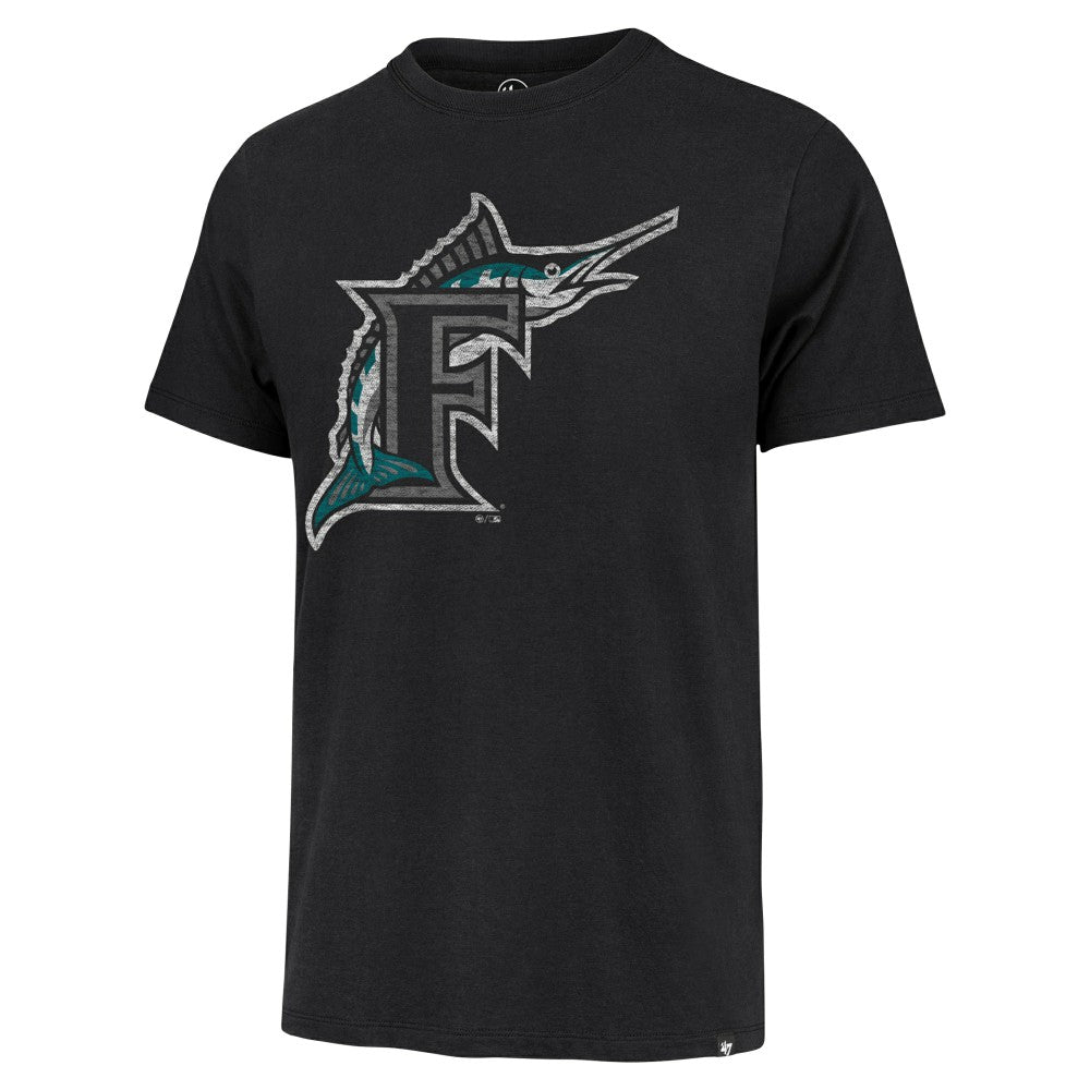 Miami Marlins '47 Premier Franklin T-Shirt - Black - 47 brand Lifestyle