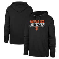 San Francisco Giants '47 Base Slide Headline Pullover Hoodie - Black - 47 brand Sale