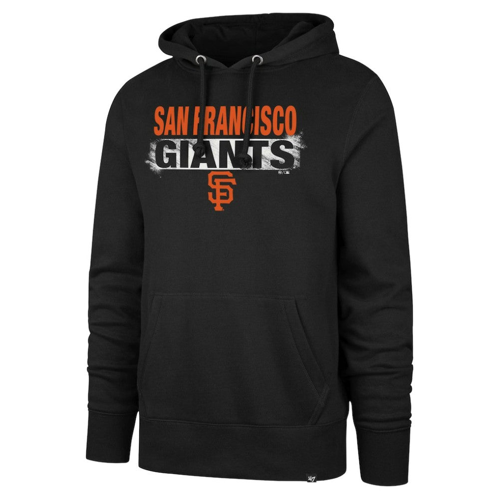 San Francisco Giants '47 Base Slide Headline Pullover Hoodie - Black - 47 brand Sale
