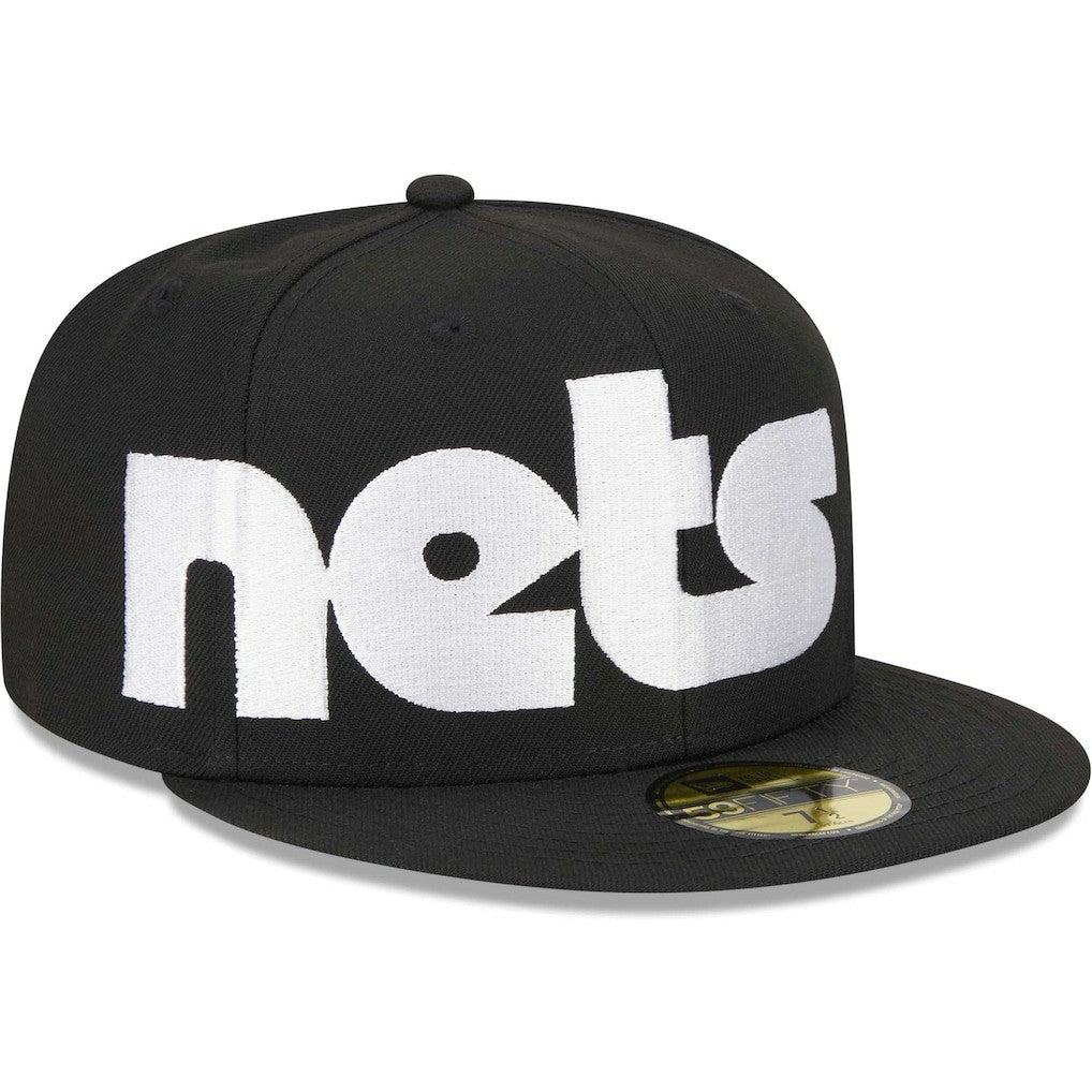 Brooklyn Nets Checkerboard UV 59FIFTY Fitted Hat Black | New Era online