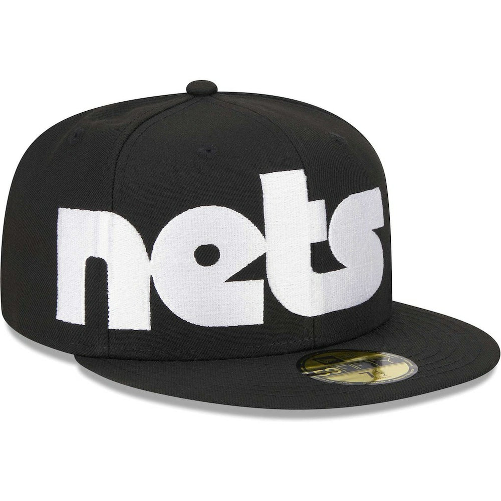 Brooklyn Nets Checkerboard UV 59FIFTY Fitted Hat Black | New Era online