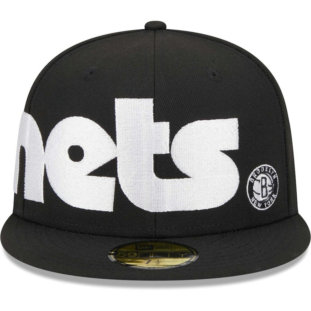 Brooklyn Nets Checkerboard UV 59FIFTY Fitted Hat Black | New Era online