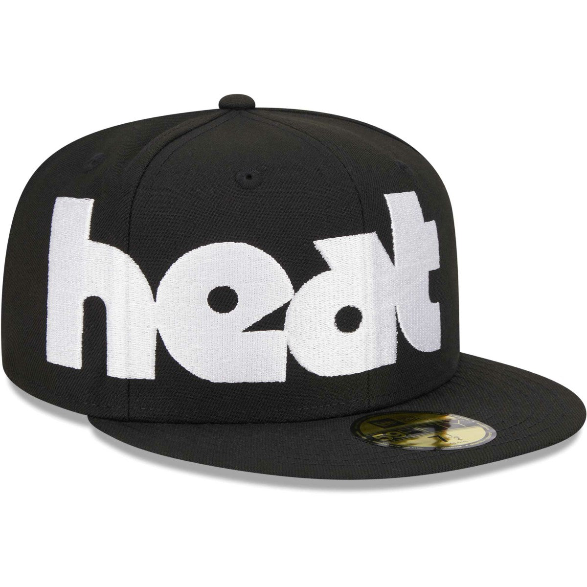 Miami Heat Checkerboard UV 59FIFTY Fitted Hat Black | New Era Lifestyle