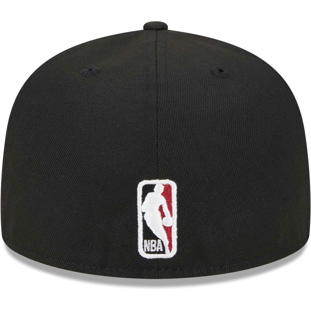 Miami Heat Checkerboard UV 59FIFTY Fitted Hat Black | New Era Lifestyle