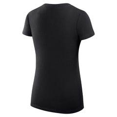 Cincinnati Reds G-III 4Her by Carl Banks Women's Super-Slim Fit Lightweight City Graphic V-Neck T-Shirt - Black - MLB Lifestyle