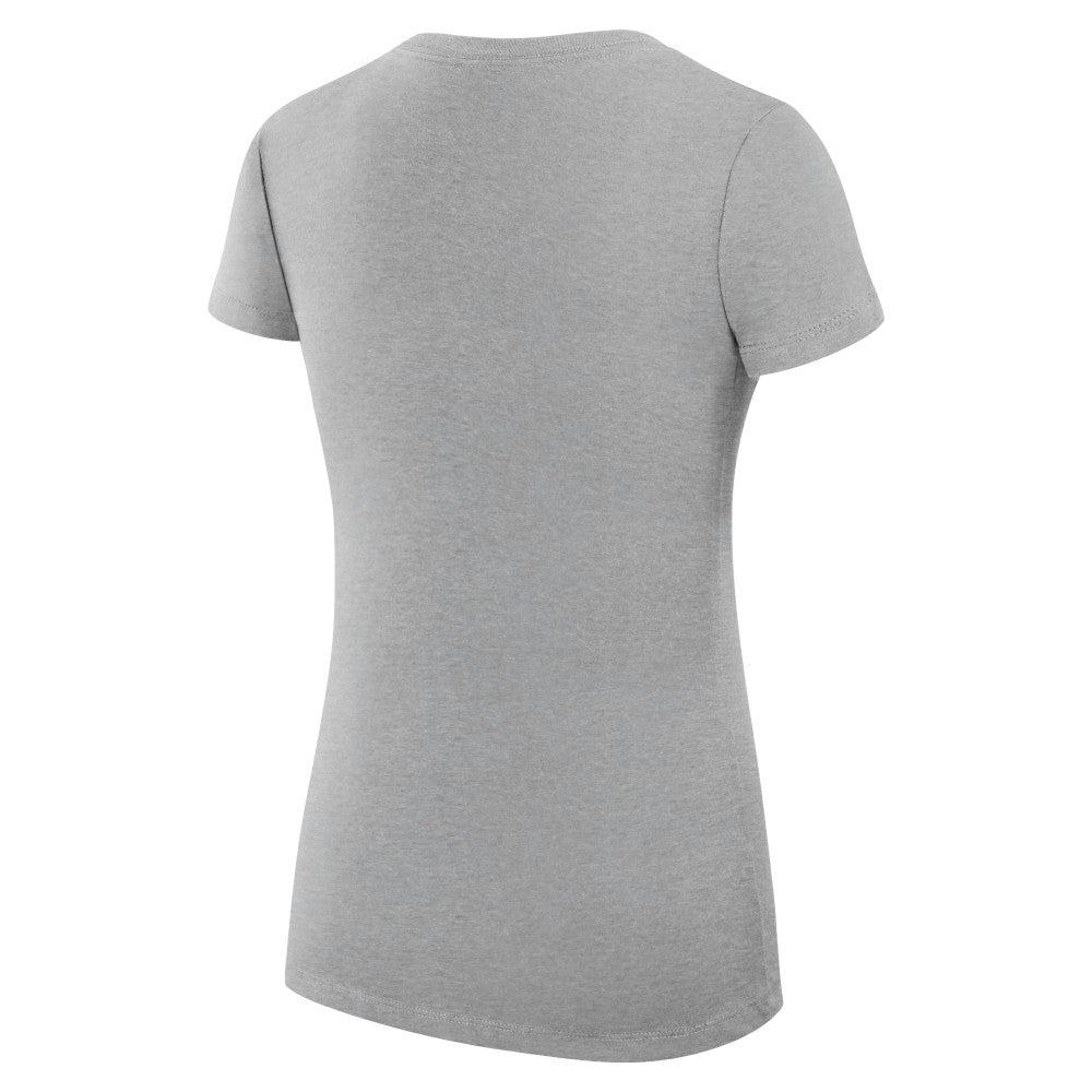 Cincinnati Reds G-III 4Her by Carl Banks Women's Super-Slim Fit Lightweight City Graphic V-Neck T-Shirt - Heather Gray - MLB Discount