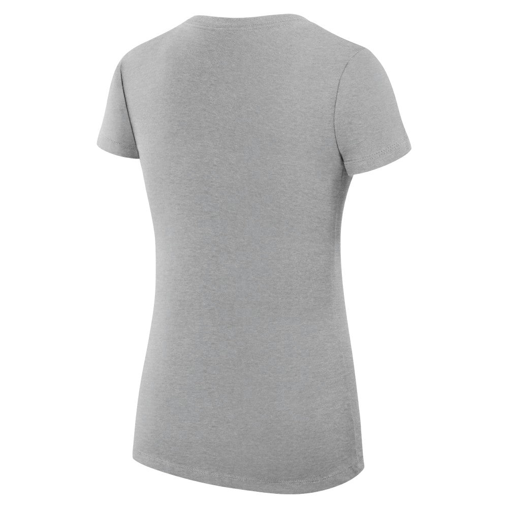 Milwaukee Brewers G-III 4Her by Carl Banks Women's Super-Slim Fit Lightweight City Graphic V-Neck T-Shirt - Heather Gray - MLB Online