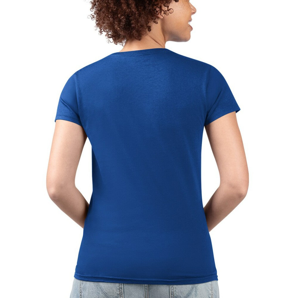 Philadelphia Phillies G-III 4Her by Carl Banks Women's Super-Slim Fit Lightweight City Graphic V-Neck T-Shirt - Royal - MLB Sale