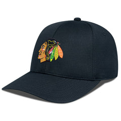 Chicago Blackhawks Levelwear Zephyr Adjustable Hat - Black - NHL 200656302