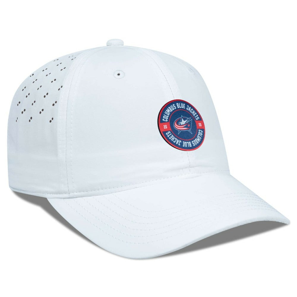 Columbus Blue Jackets Levelwear Women's Haven Adjustable Hat - White - NHL 200656328