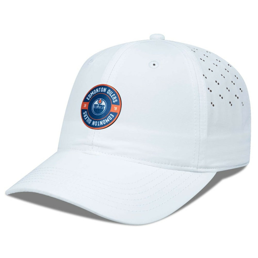 Edmonton Oilers Levelwear Women's Haven Adjustable Hat - White - NHL 200656340