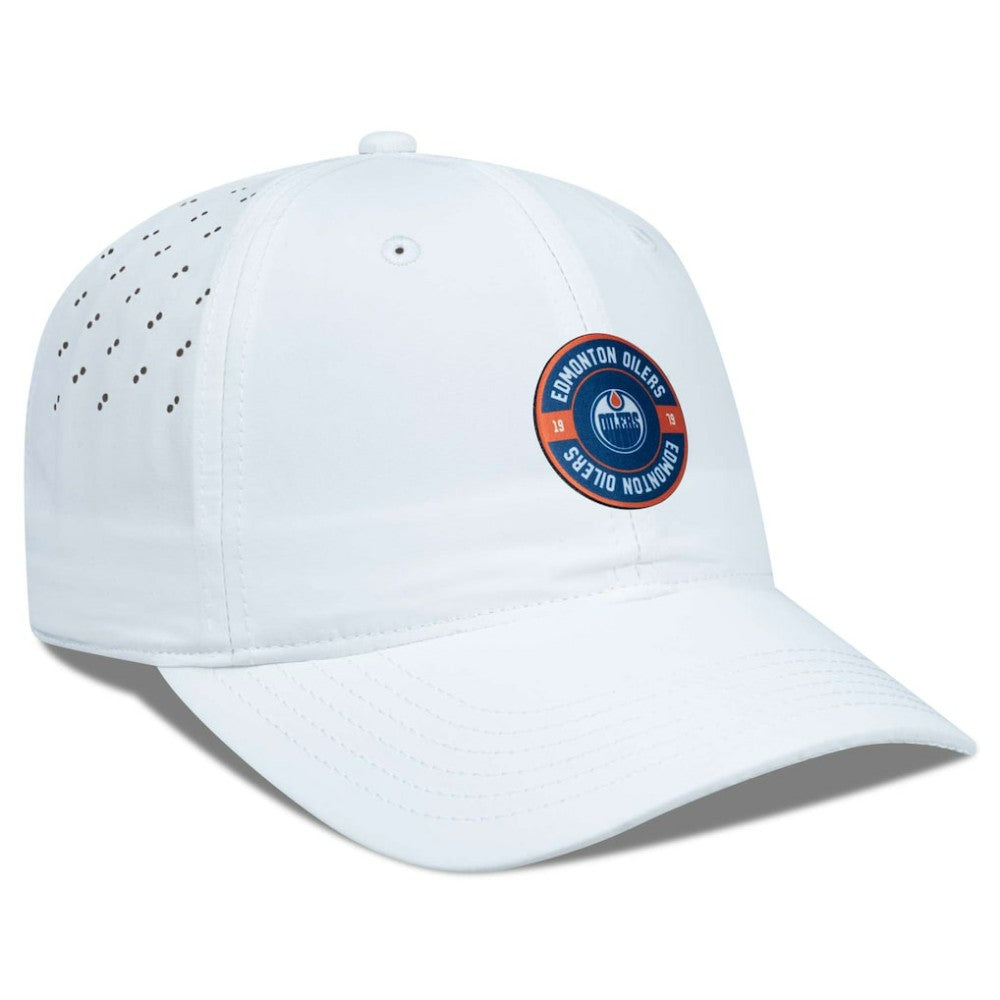 Edmonton Oilers Levelwear Women's Haven Adjustable Hat - White - NHL 200656340