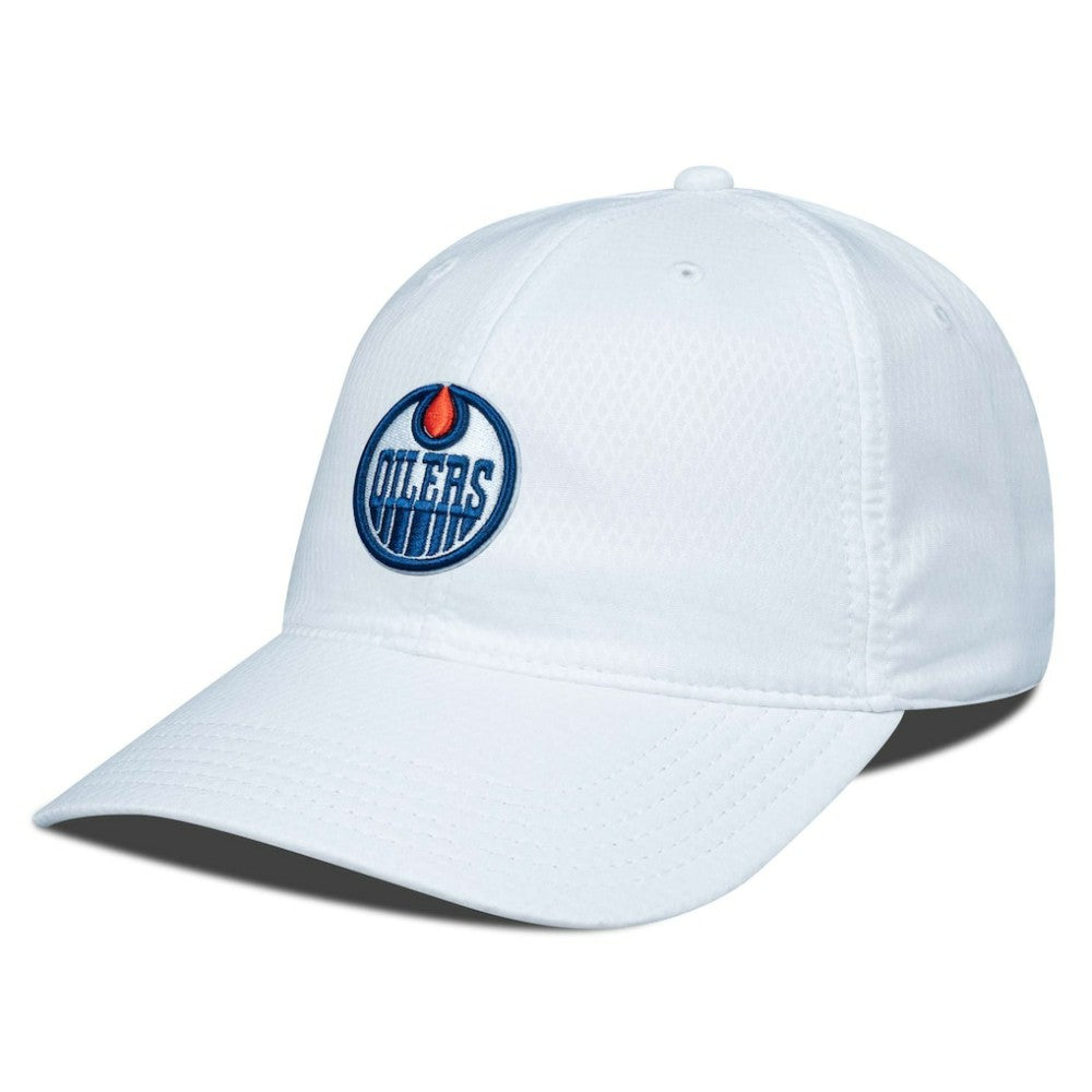 Edmonton Oilers Levelwear Matrix Adjustable Hat - White - NHL 200656428