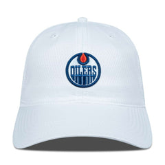 Edmonton Oilers Levelwear Matrix Adjustable Hat - White - NHL 200656428