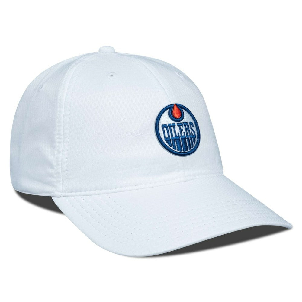 Edmonton Oilers Levelwear Matrix Adjustable Hat - White - NHL 200656428