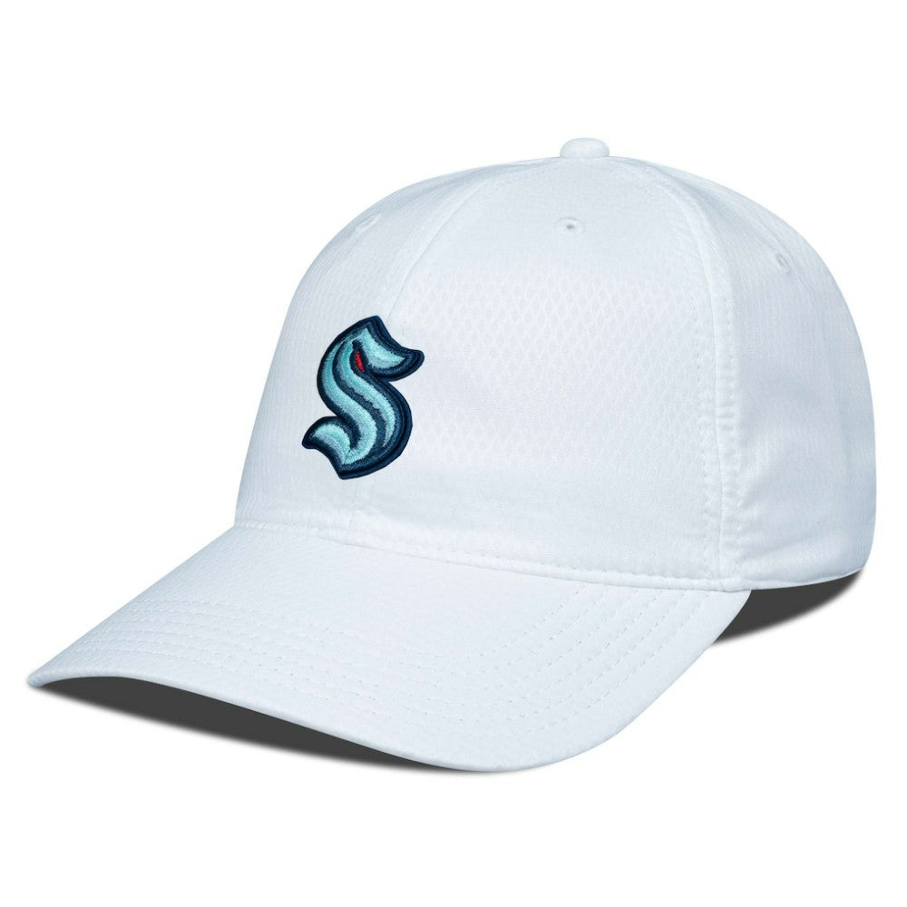 Seattle Kraken Levelwear Matrix Adjustable Hat - White - NHL 200656471