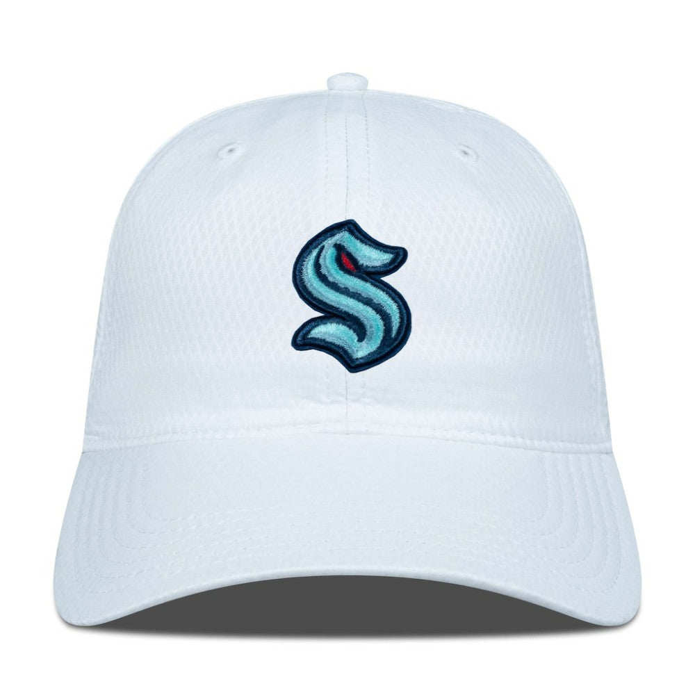 Seattle Kraken Levelwear Matrix Adjustable Hat - White - NHL 200656471