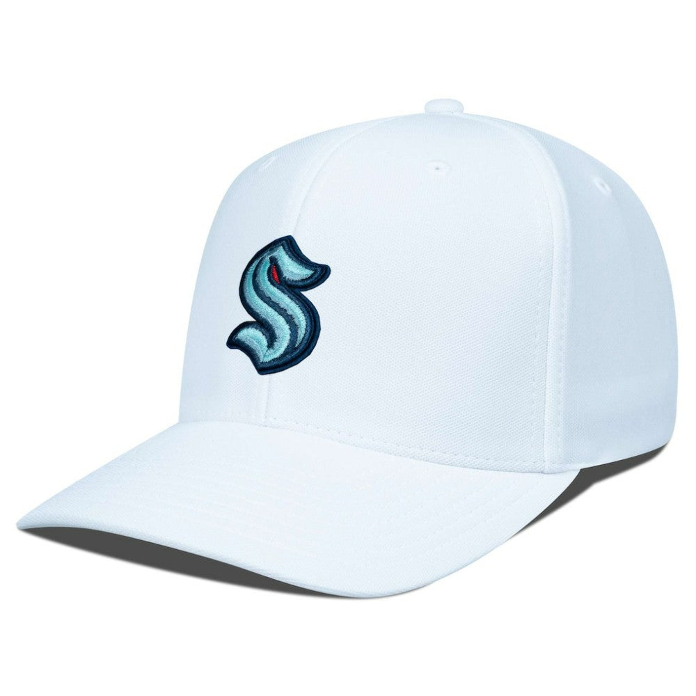 Seattle Kraken Levelwear Fusion Lefty Cap - White - NHL 200656561