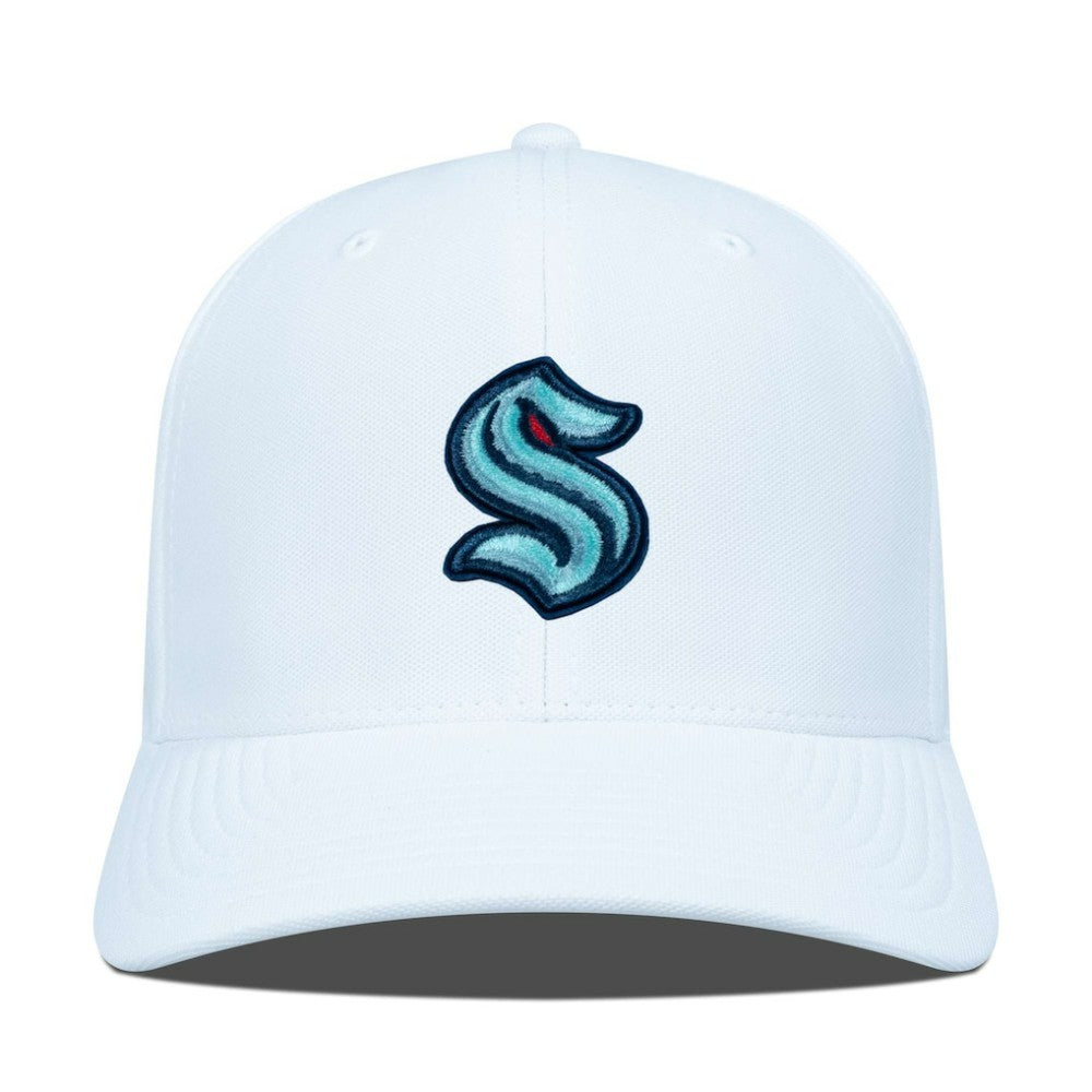 Seattle Kraken Levelwear Fusion Lefty Cap - White - NHL 200656561