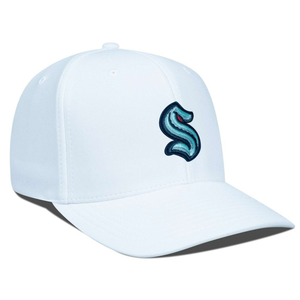 Seattle Kraken Levelwear Fusion Lefty Cap - White - NHL 200656561