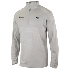 Orlando Magic Omni-Wick Rockin' It Quarter-Zip Pullover Top Heather Gray | Columbia