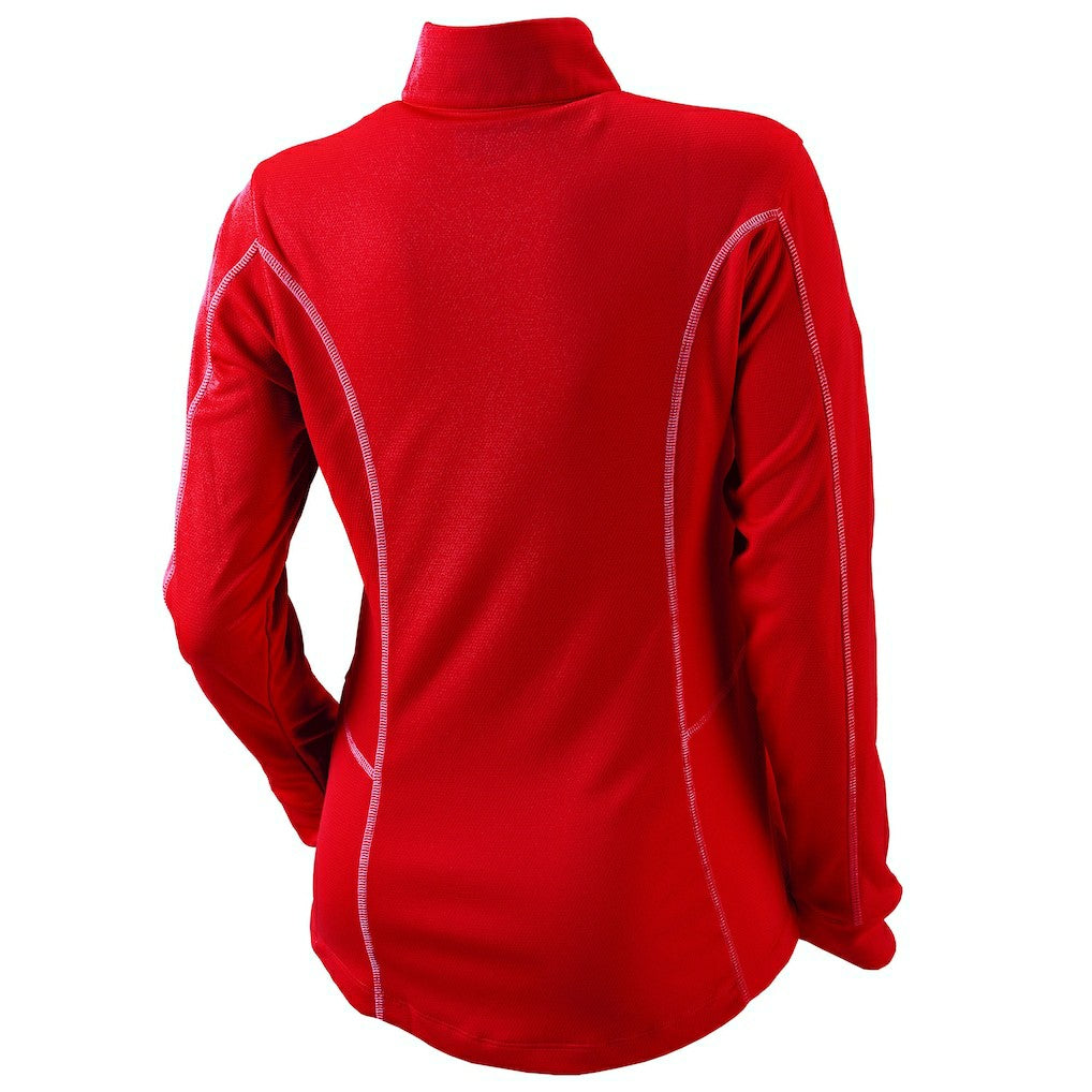 Atlanta Hawks Women's Omni-Wick Shotgun Quarter-Zip Pullover Top Red | Columbia Near Me