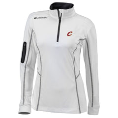 Cleveland Cavaliers Women's Omni-Wick Shotgun Quarter-Zip Pullover Top for sale White | Columbia for sale
