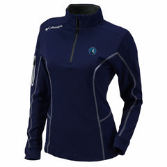 Minnesota Timberwolves Women's Omni-Wick Shotgun Quarter-Zip Pullover Top Navy | Columbia Lifestyle
