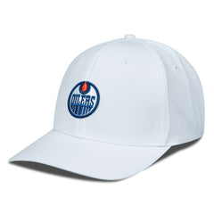 Edmonton Oilers Levelwear Rise Flex Hat - White - NHL 200656707