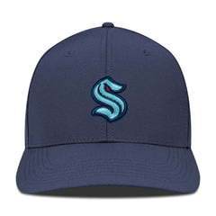Seattle Kraken Levelwear Rise Flex Hat - Navy - NHL 200656713