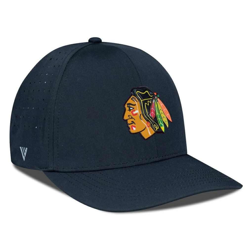 Chicago Blackhawks Levelwear Zeta Flex Hat - Black - NHL 200656729