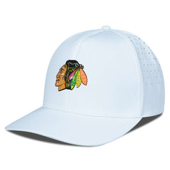 Chicago Blackhawks Levelwear Zeta Flex Hat - White - NHL 200656730