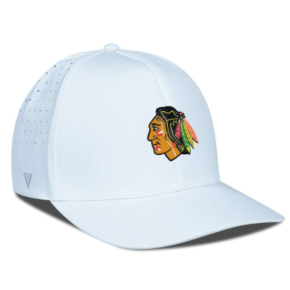 Chicago Blackhawks Levelwear Zeta Flex Hat - White - NHL 200656730