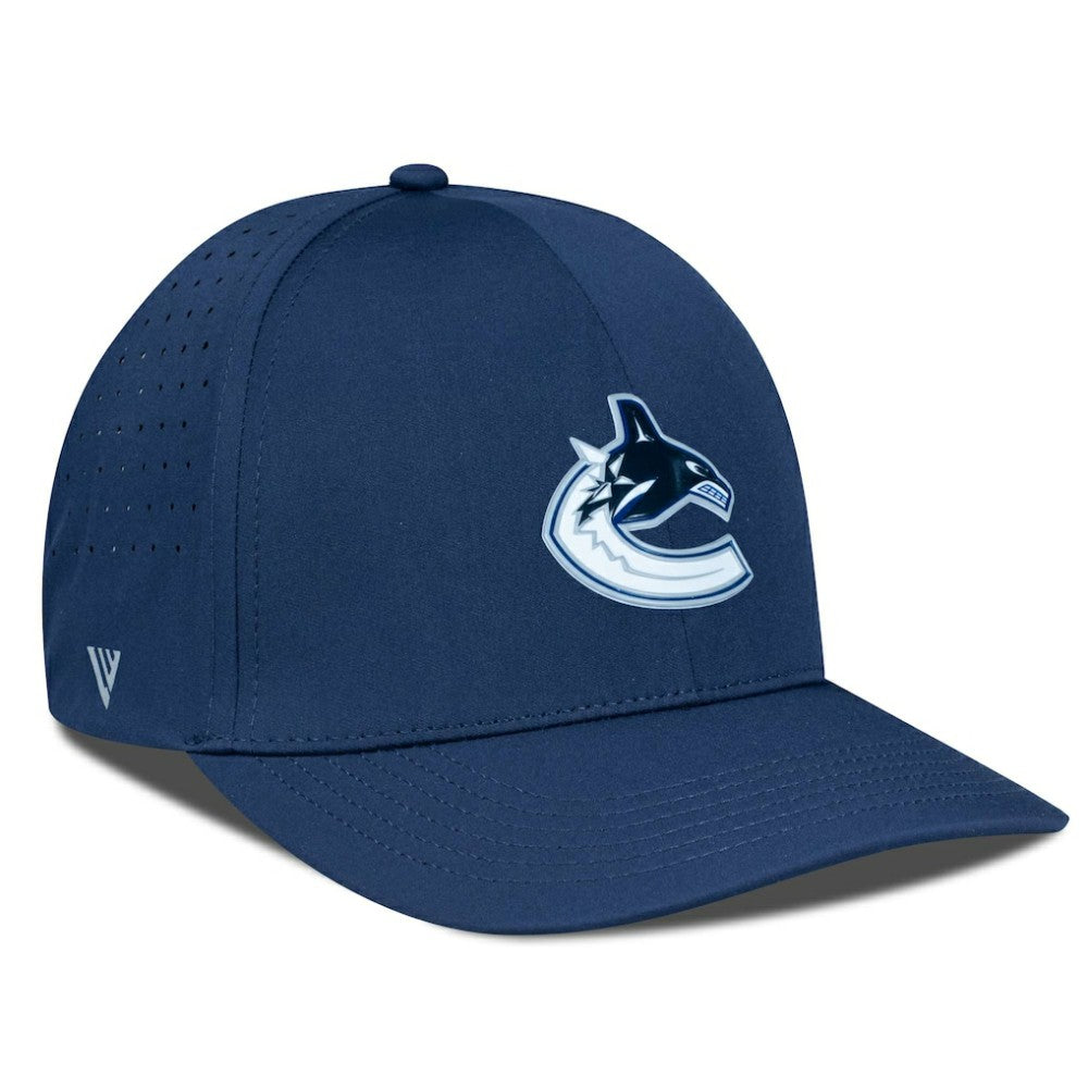 Vancouver Canucks Levelwear Zeta Flex Hat - Navy - NHL 200656774