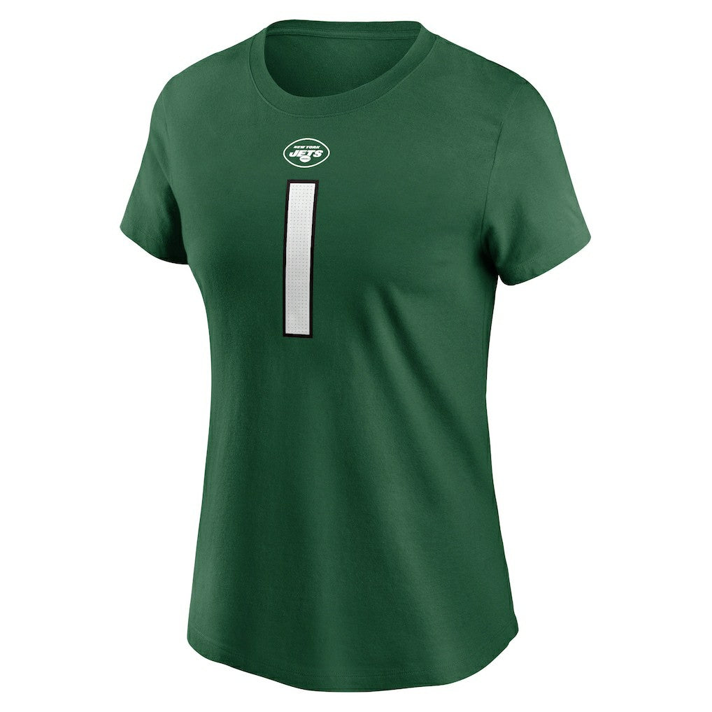 Nike Sauce Gardner New York Jets Women's Player Name & Number T-Shirt Green