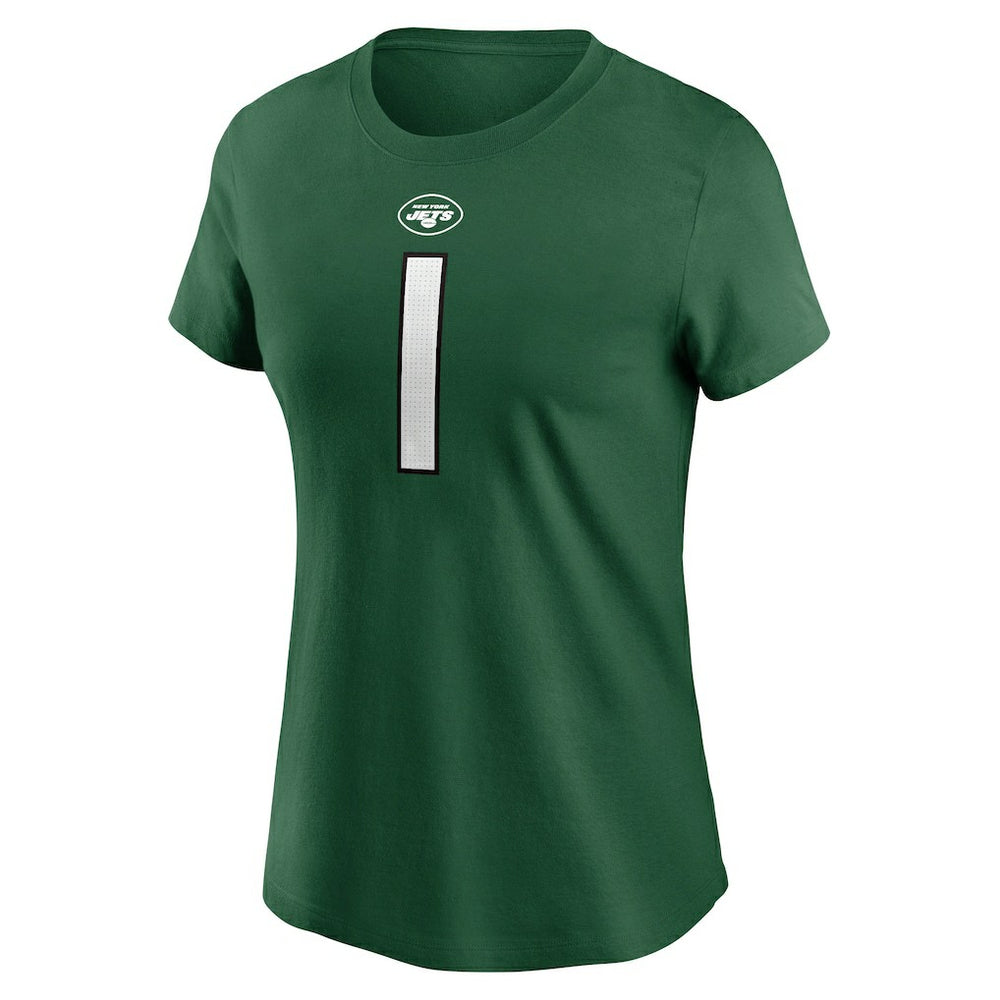 Nike Sauce Gardner New York Jets Women's Player Name & Number T-Shirt Green