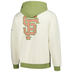 San Francisco Giants New Era Color Pop Pullover Hoodie - Cream/Green - New Era on Sale