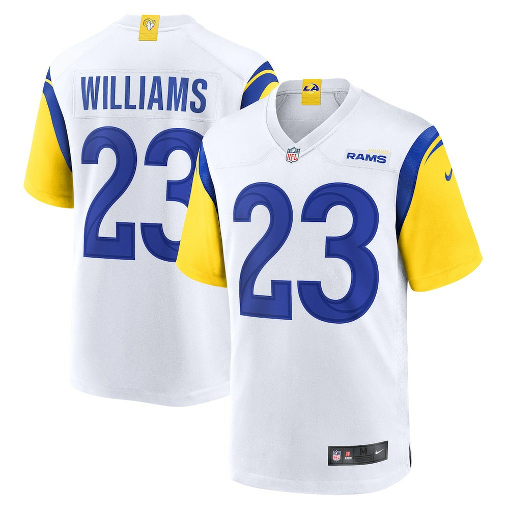 Nike Kyren Williams Los Angeles Rams Game Jersey White