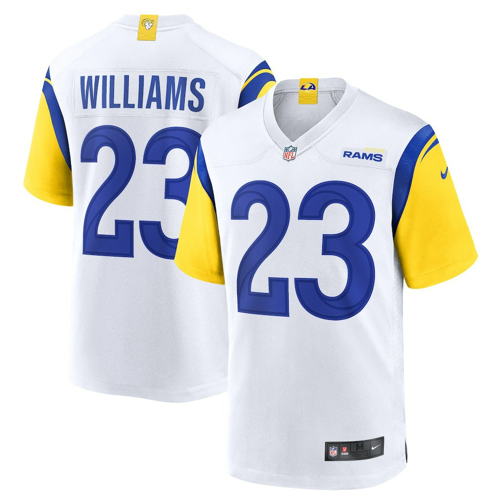 Nike Kyren Williams Los Angeles Rams Game Jersey White