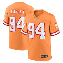 Nike Calijah Kancey Tampa Bay Buccaneers Alternate Game Jersey Orange
