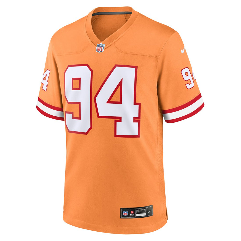 Nike Calijah Kancey Tampa Bay Buccaneers Alternate Game Jersey Orange